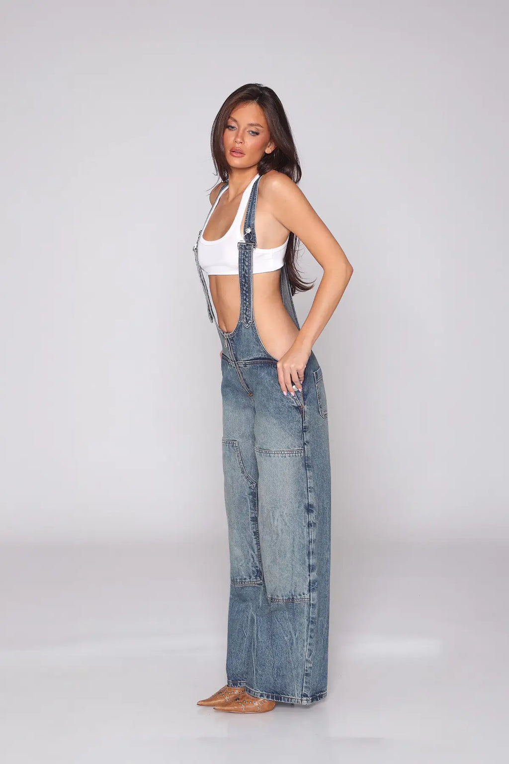 REBEL DIVA OVERALL / BLUE RIOT