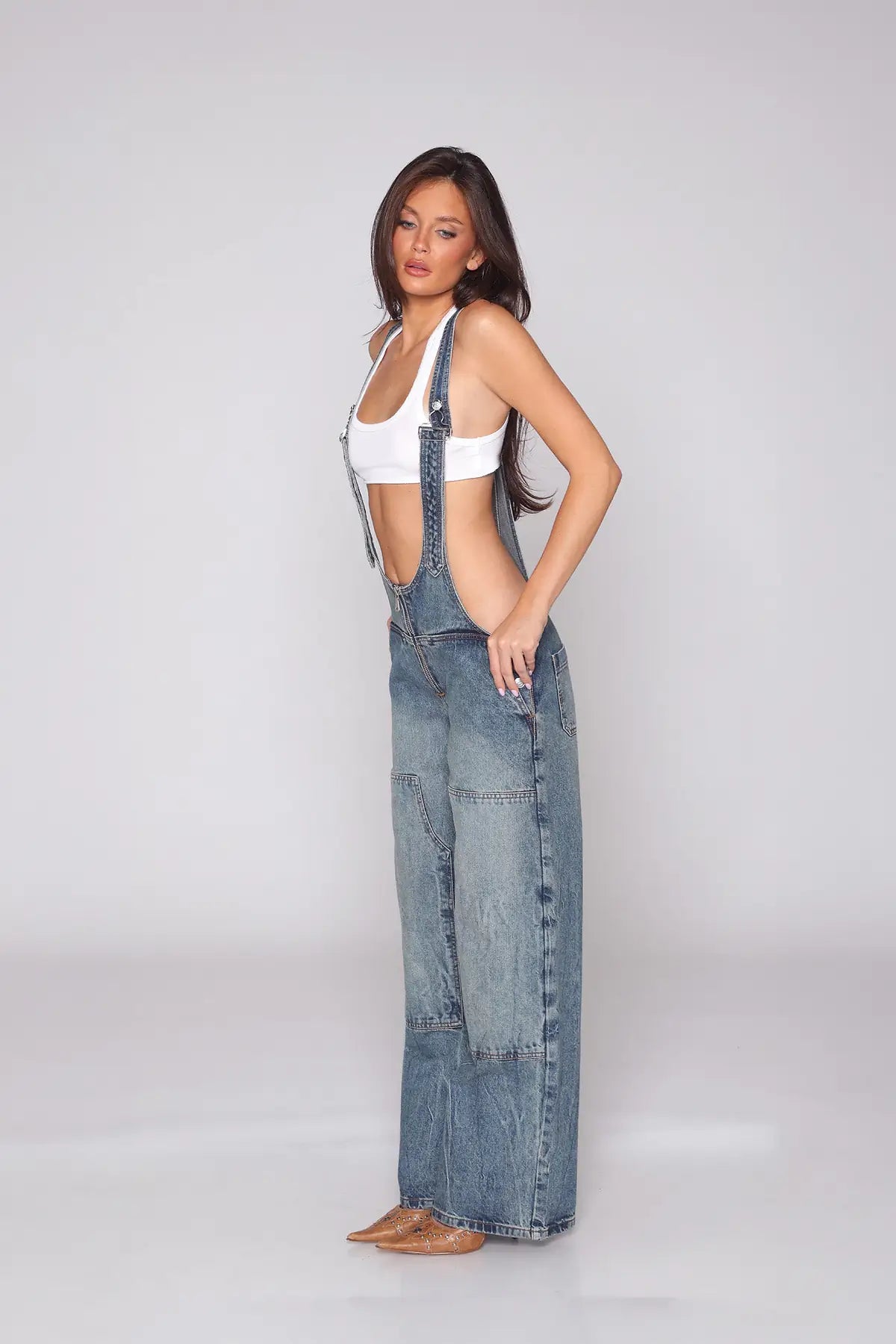 REBEL DIVA OVERALL / BLUE RIOT