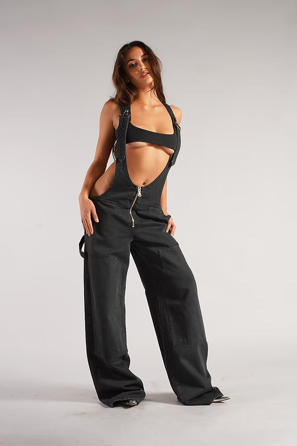 REBEL DIVA OVERALL / BLACK MIRAGE